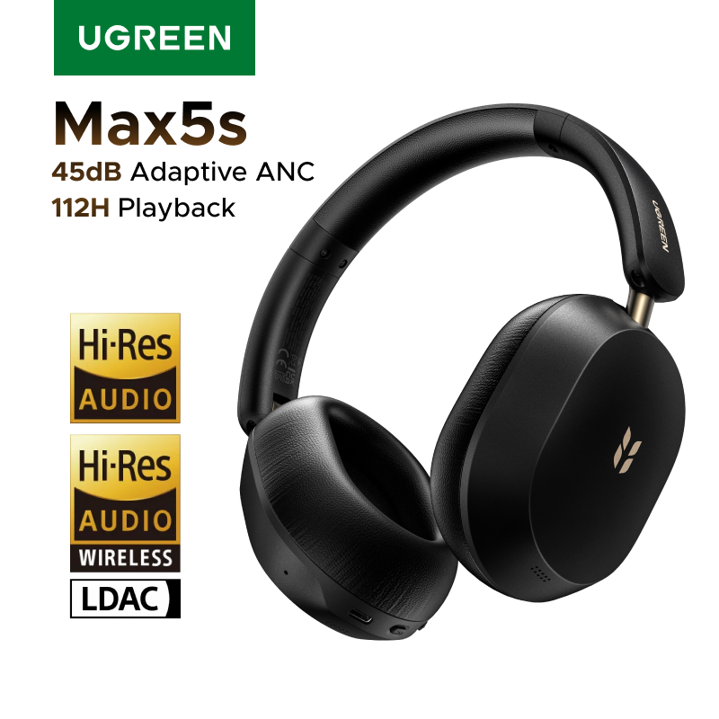 Anc Wireless Over Ear Headphones - 2026 Newly Upgraded UGREEN Max5s Over-ear
