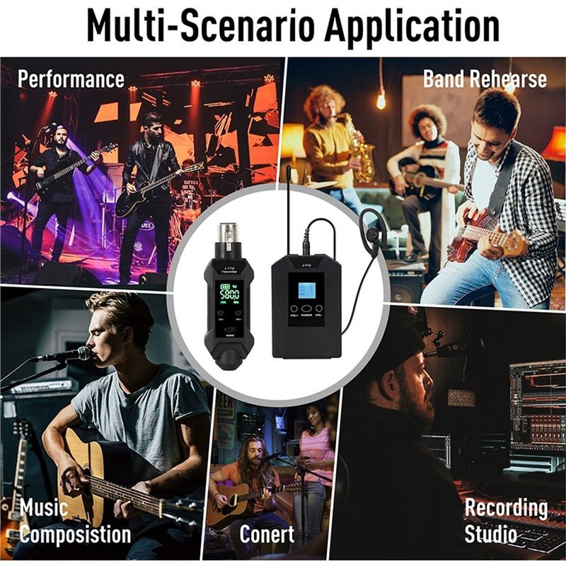 J-11U Wireless In-Ear Monitor  - In Ear Monitors For Singers ulasan dan harga