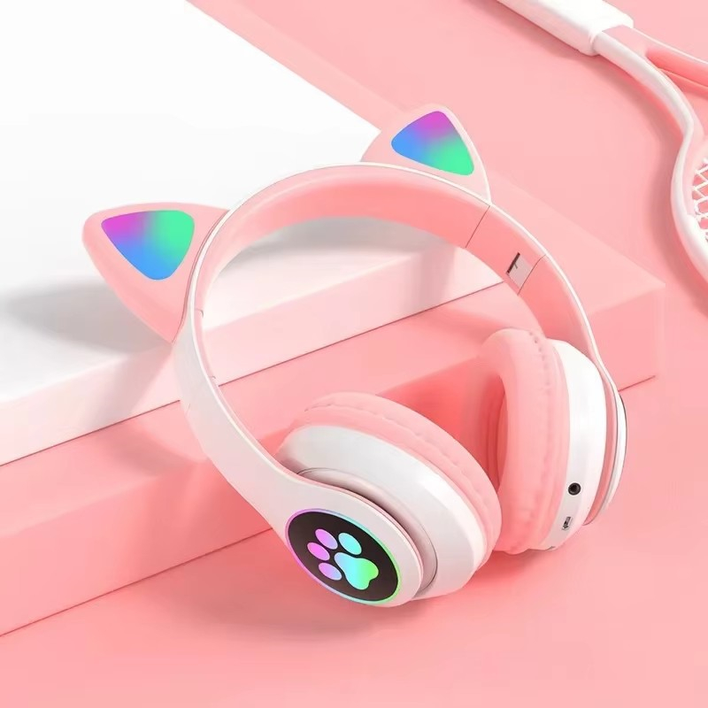 JST-28 Wireless Headphones Cat - Anc Wireless Over Ear Headphones ulasan dan harga
