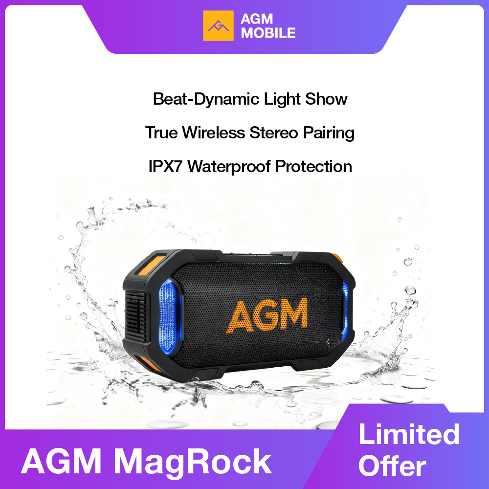 AGM Outdoor Wireless Speaker B - Portable Bluetooth Speaker Waterproof Ipx7 ulasan dan harga
