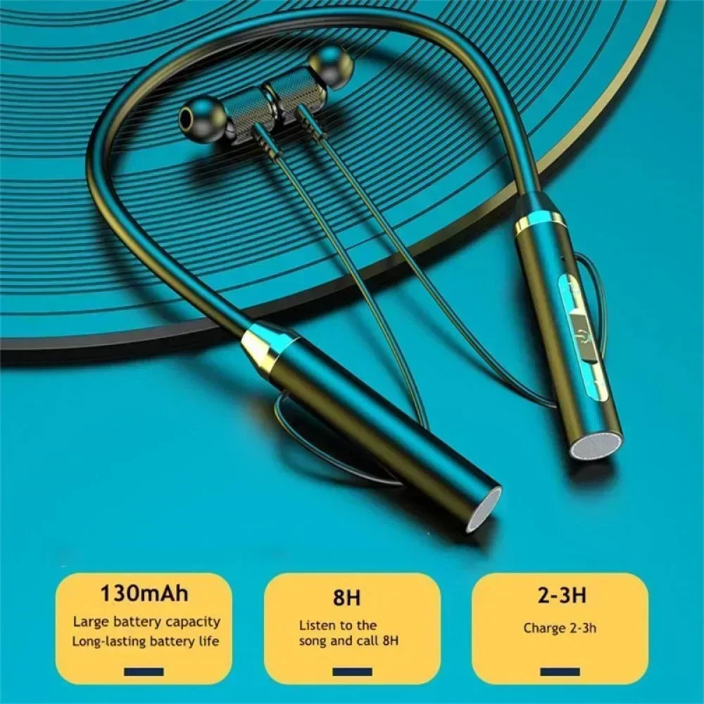 Wireless Headphones Bluetooth  - Magnetic Neckband Sports Earphones ulasan dan harga