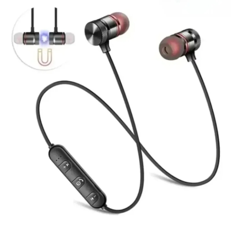 1-4Pcs Neckband Bluetooth Earp - Magnetic Neckband Sports Earphones ulasan dan harga