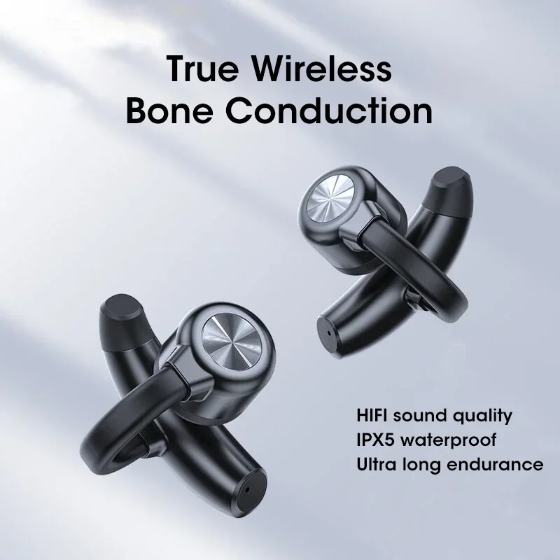 True Bone Conduction TWS Wirel - Bone Conduction Running Headphones ulasan dan harga