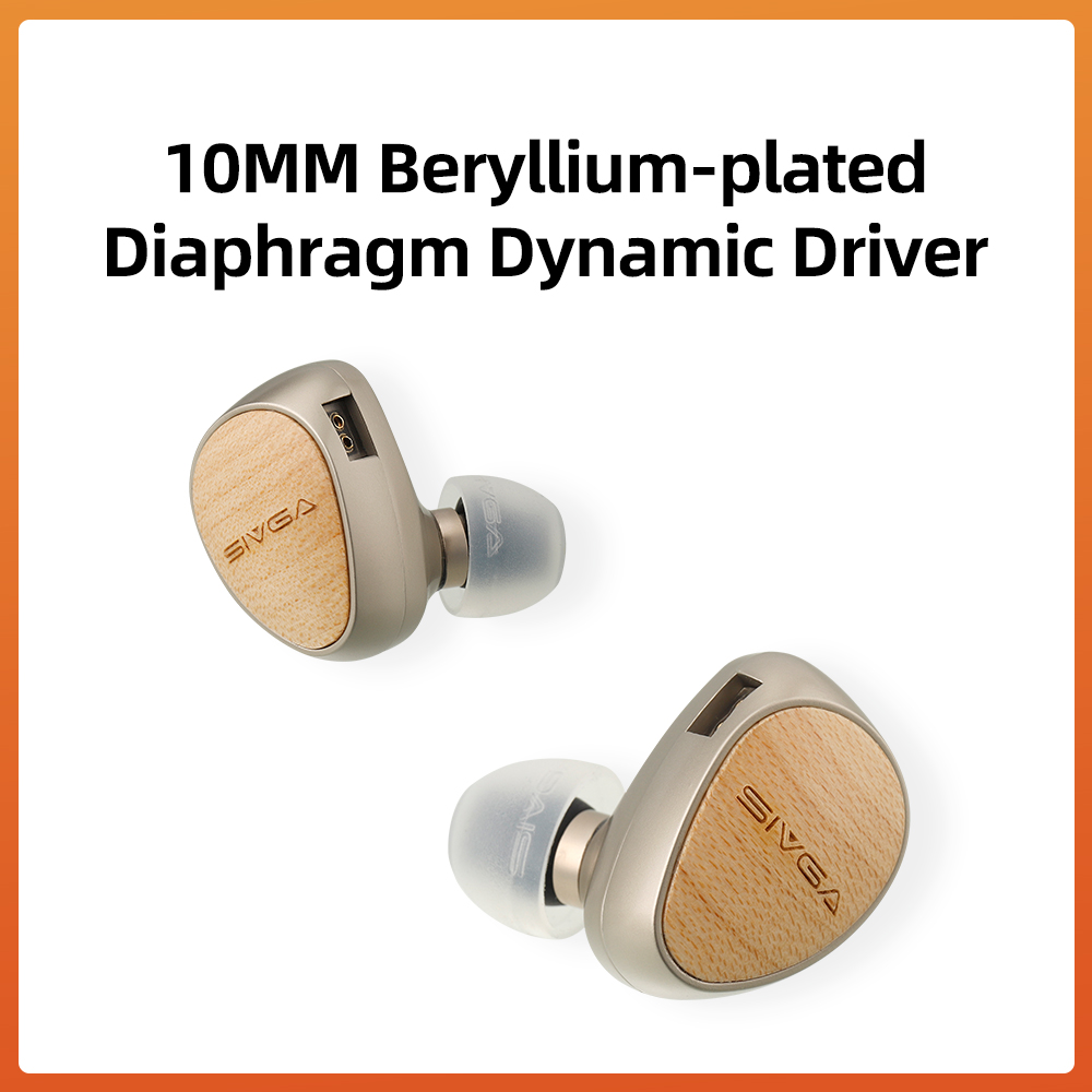SIVGA Que 10mm Beryllium Plate - Planar Magnetic Iem Earphones ulasan dan harga