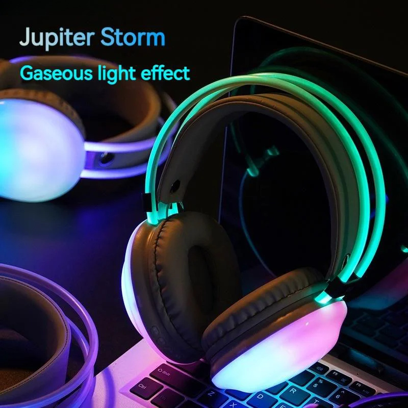 Gamer Wireless Bluetooth Headp - Gaming Headset With Mic Rgb ulasan dan harga