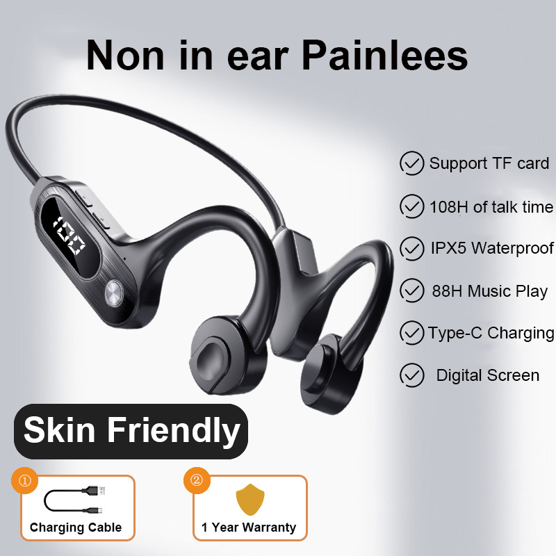Bone Conduction Bluetooth 5.3  - Bone Conduction Running Headphones ulasan dan harga