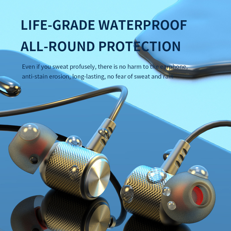 Fone Bluetooth 5.0 Neckband Ea - Magnetic Neckband Sports Earphones ulasan dan harga