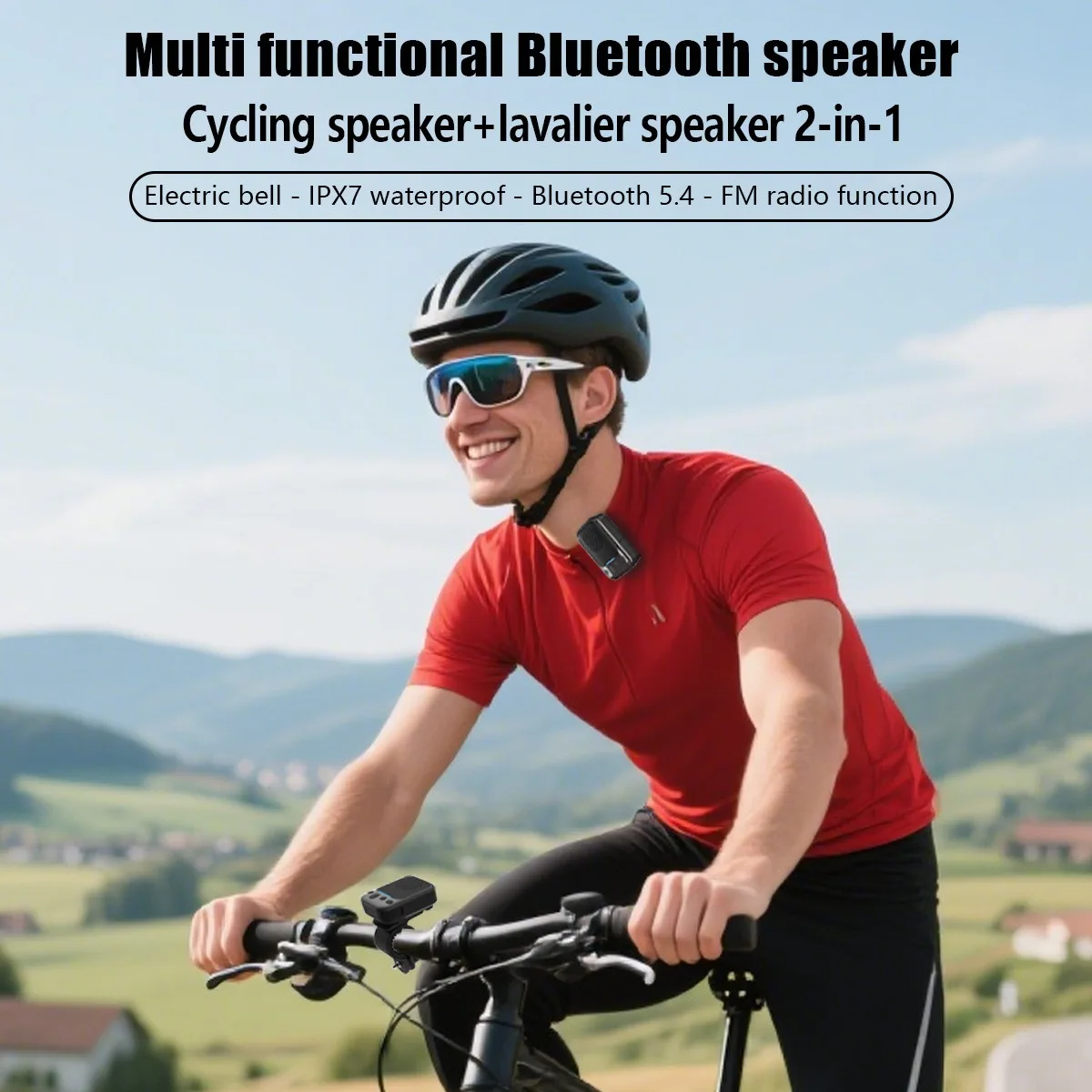 Mini Bike Wireless Speaker Blu - Portable Bluetooth Speaker Waterproof Ipx7 ulasan dan harga
