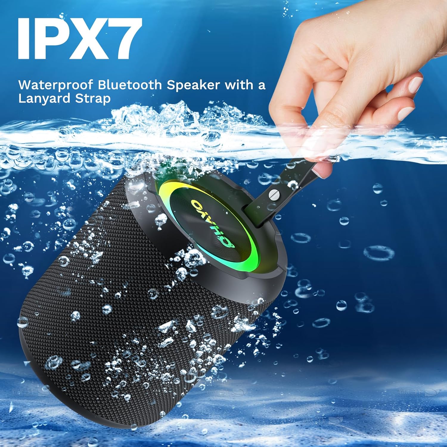 OHAYO 40W Wireless Portable Bl - Portable Bluetooth Speaker Waterproof Ipx7 ulasan dan harga