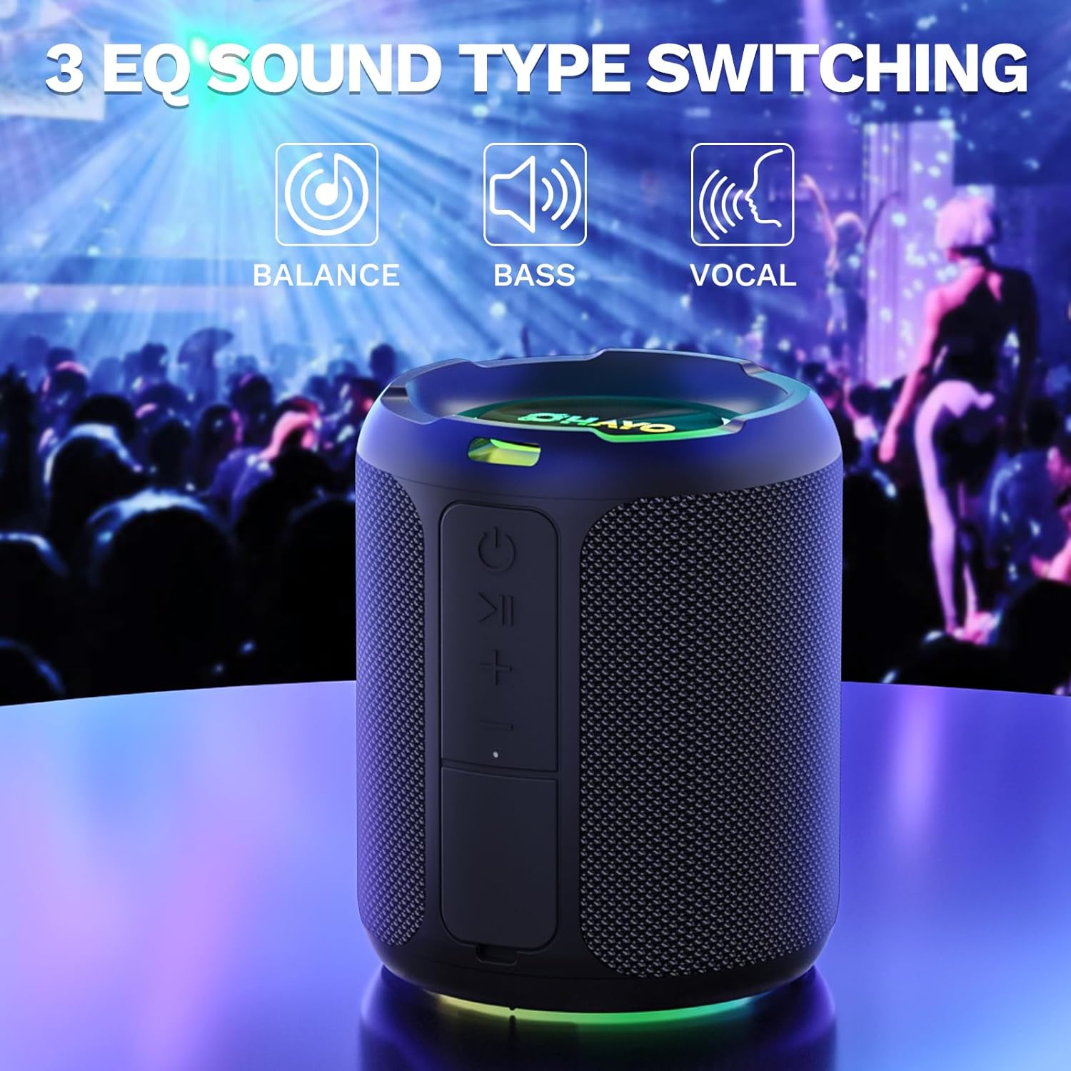 OHAYO 40W Wireless Portable Bl - Portable Bluetooth Speaker Waterproof Ipx7 ulasan dan harga