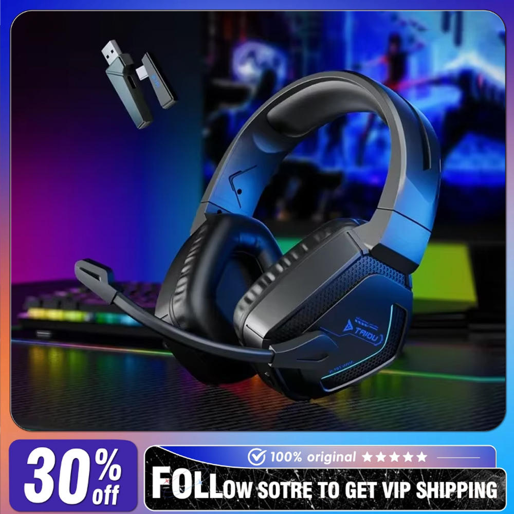 TAIDU T01 Wireless Headphones  - Gaming Headset With Mic Rgb ulasan dan harga