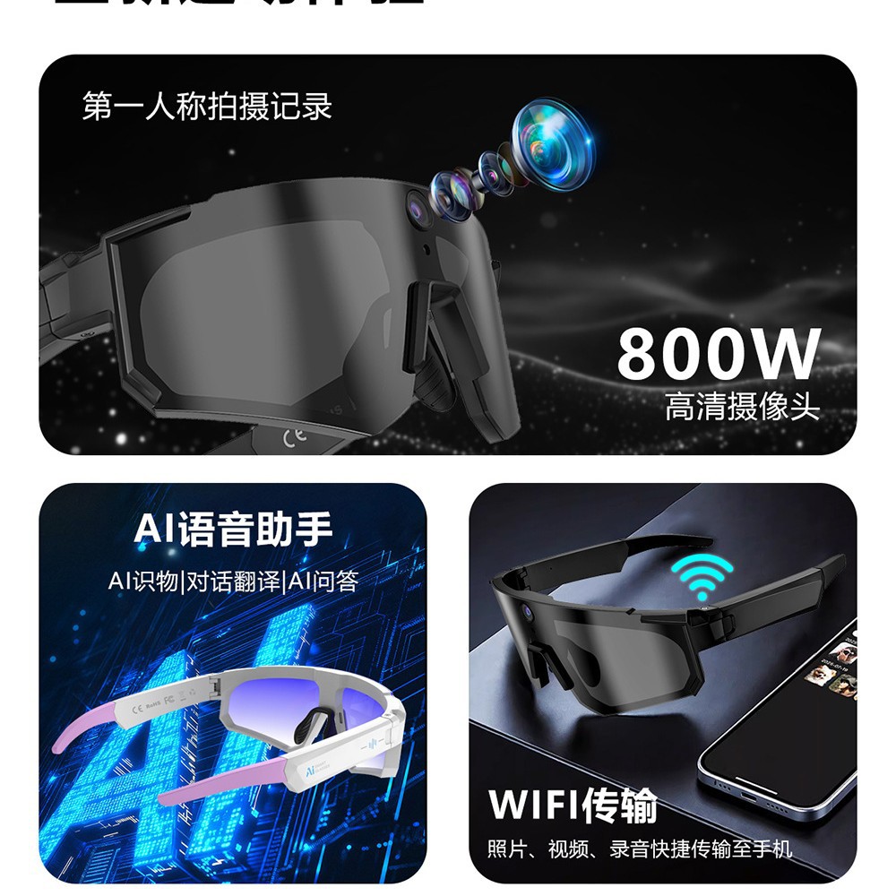 Line Smart glasses with camera - Cameras ulasan dan harga