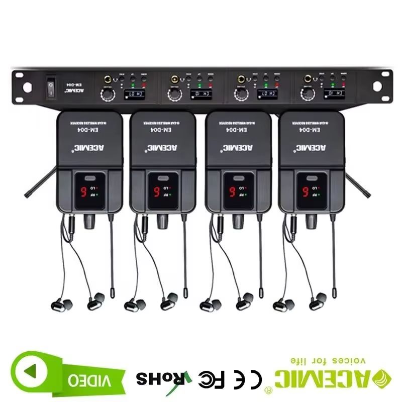 4 Channel Wireless In-Ear Moni - In Ear Monitors For Singers ulasan dan harga