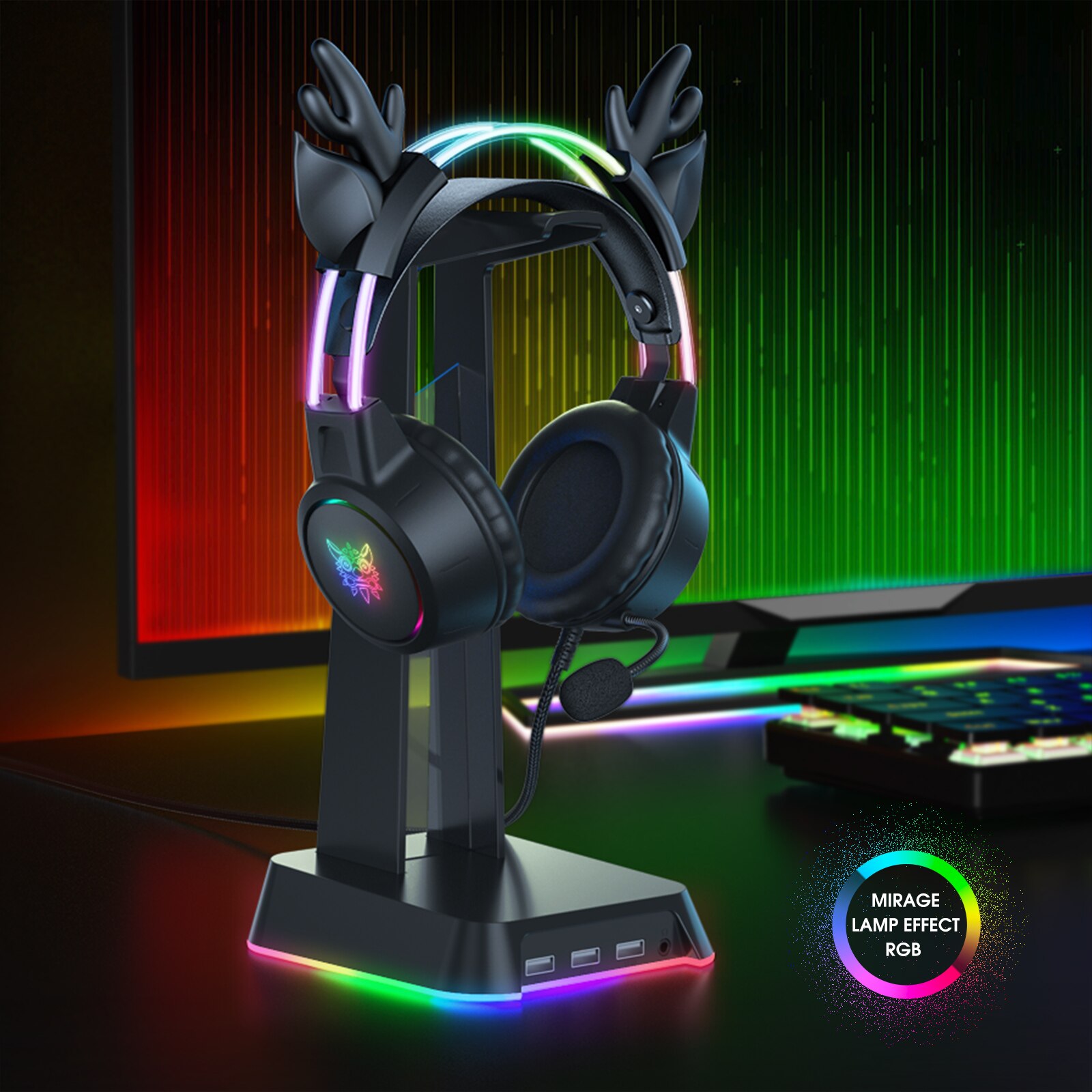 ONIKUMA Gaming Headset for 202 - Gaming Headset With Mic Rgb ulasan dan harga