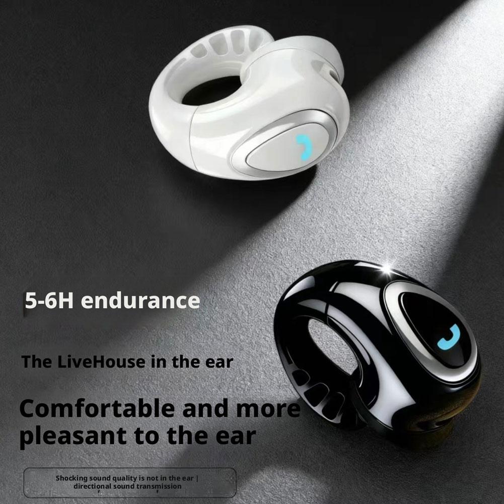 Bluetooth Wireless Ear-clip Si - Open Ear Air Conduction Headphones ulasan dan harga