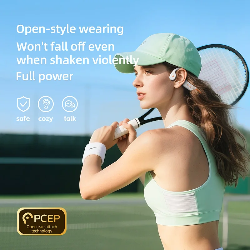 POLVCDG X9 Bone Conduction Swi - Open Ear Air Conduction Headphones ulasan dan harga