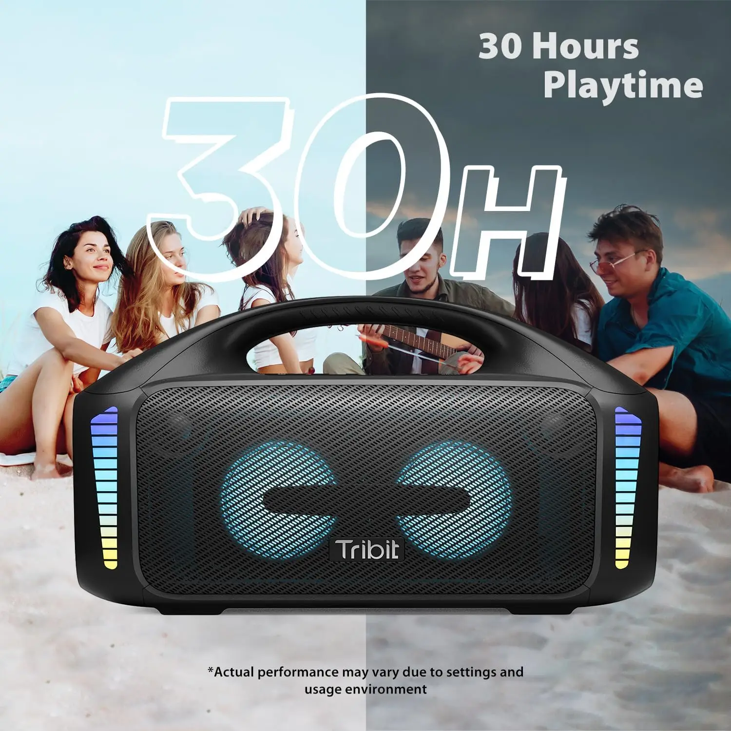 Tribit Portable Bluetooth Spea - Portable Bluetooth Speaker Waterproof Ipx7 ulasan dan harga