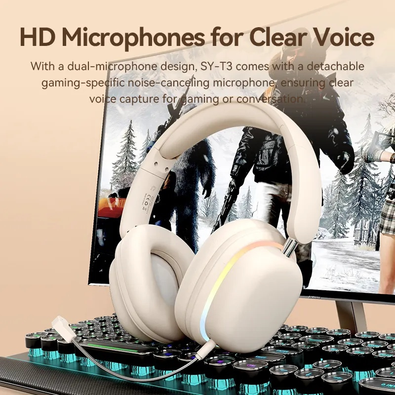 HIFI Stereo Wireless Bluetooth - Gaming Headset With Mic Rgb ulasan dan harga